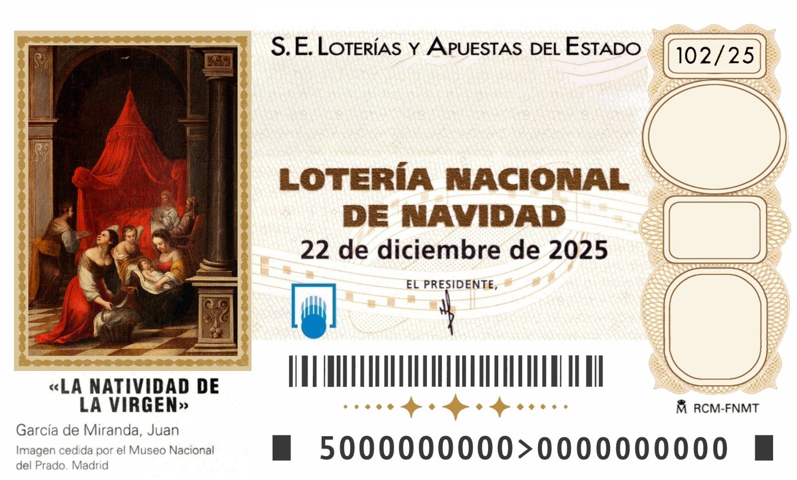 Décimo de Lotería de Navidad 2026 49108