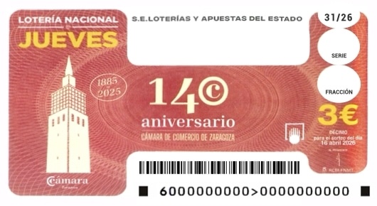 Décimo 39770 ganador de la lotería nacional del jueves 16 de abril