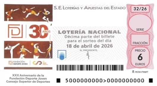 Décimo 12590 ganador de la lotería nacional del sabado 18 de abril