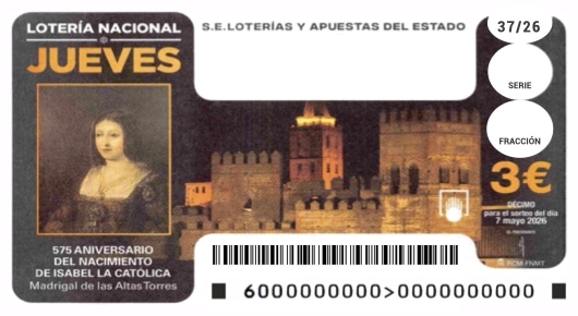 Décimo 36642 ganador de la lotería nacional del jueves 07 de mayo