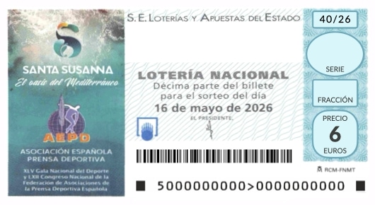 Décimo 59203 ganador de la lotería nacional del sabado 16 de mayo