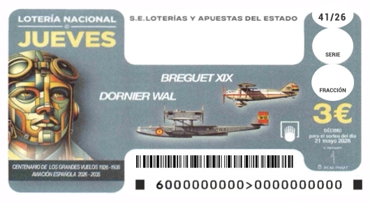 Décimo 45780 ganador de la lotería nacional del jueves 21 de mayo