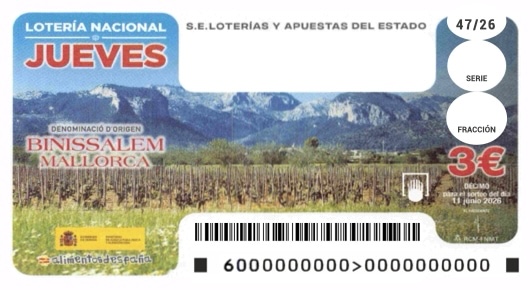 Décimo 84348 ganador de la lotería nacional del jueves 11 de junio